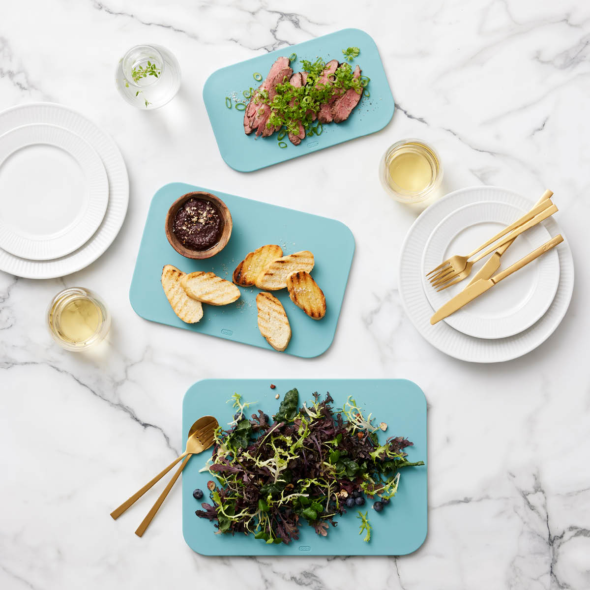 Rosti Choptima skjærebrettsett nordic green