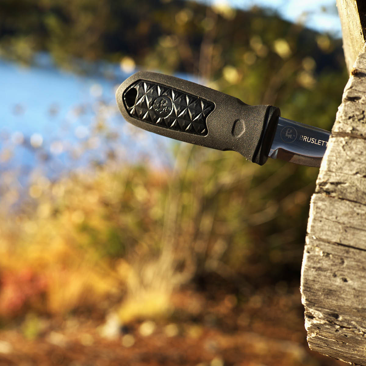 Brusletto Kongla allroundkniv 15,5 cm svart