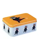 Brillebjörn orange/ljusblå