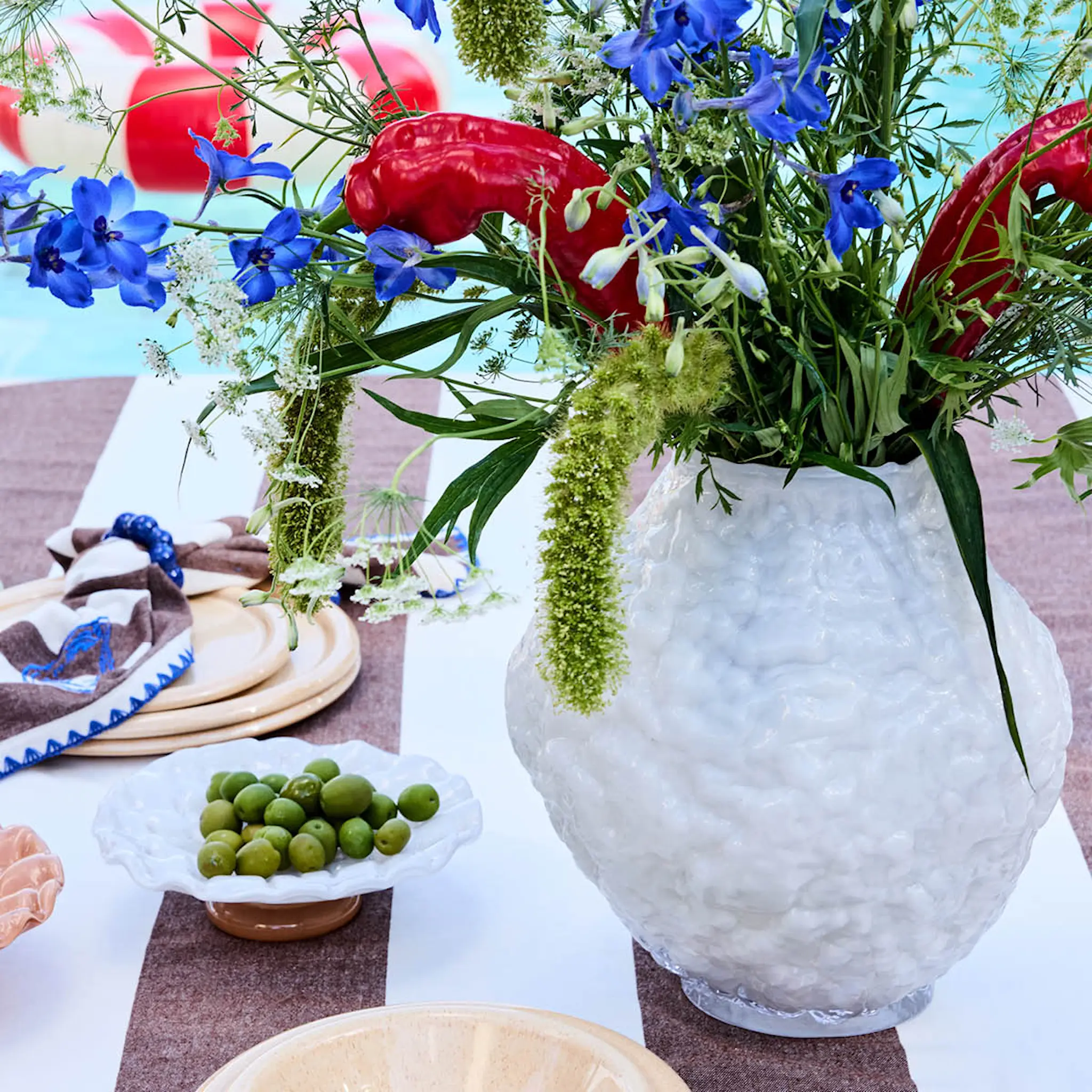 ByOn Corallo Maljakko M 27x28 cm Offwhite