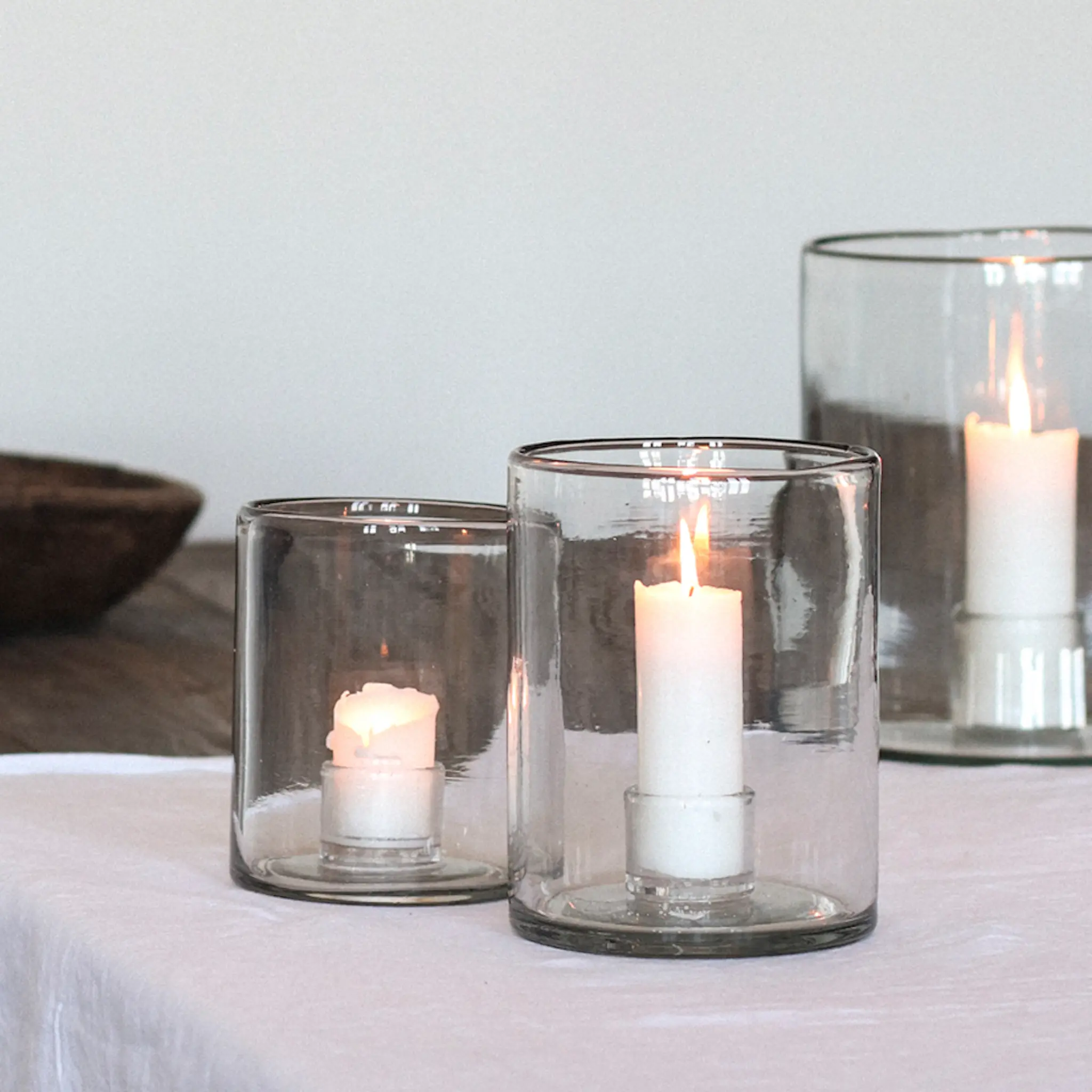 Tell Me More Luna Pöytäkynttilä 4x15 cm