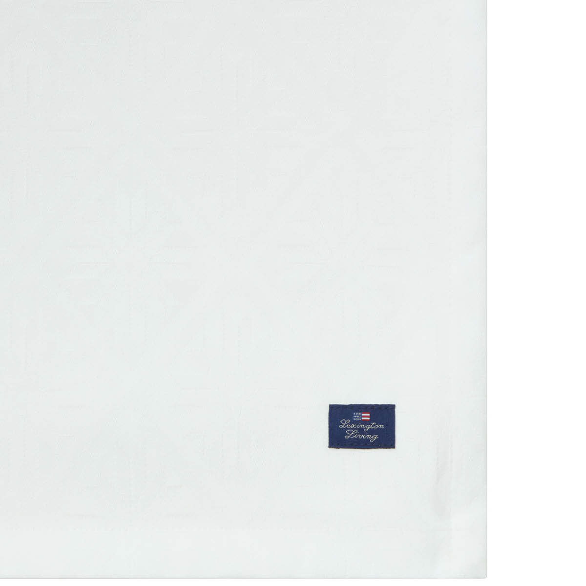 Lexington Bomullsduk jacquard 180x180 cm vit