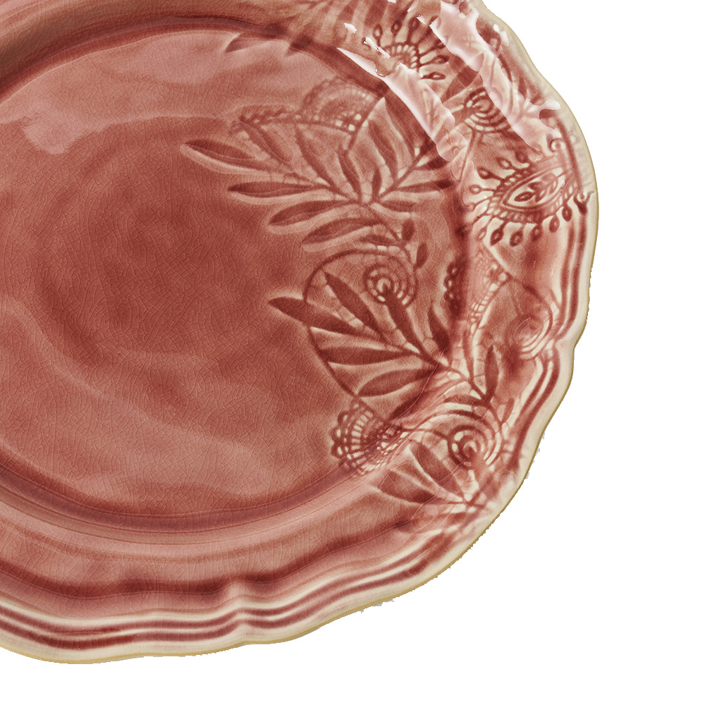 Sthål Arabesque Lautanen 28 cm Old Rose