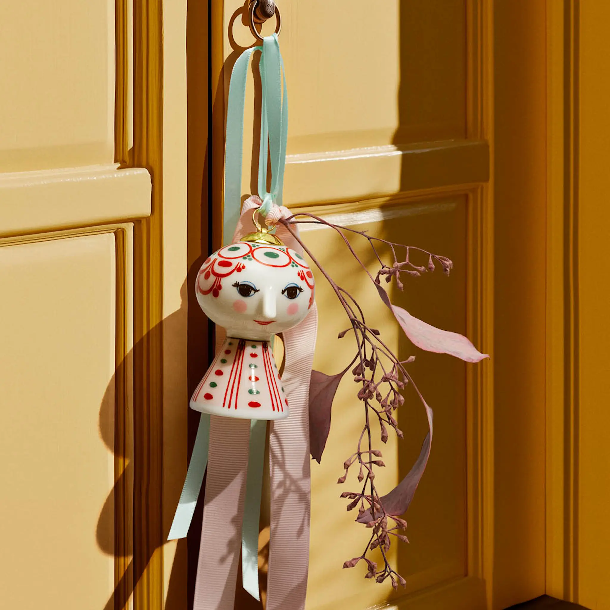 Bjørn Wiinblad Eva Joulukoriste 2025 7,5 cm Punainen