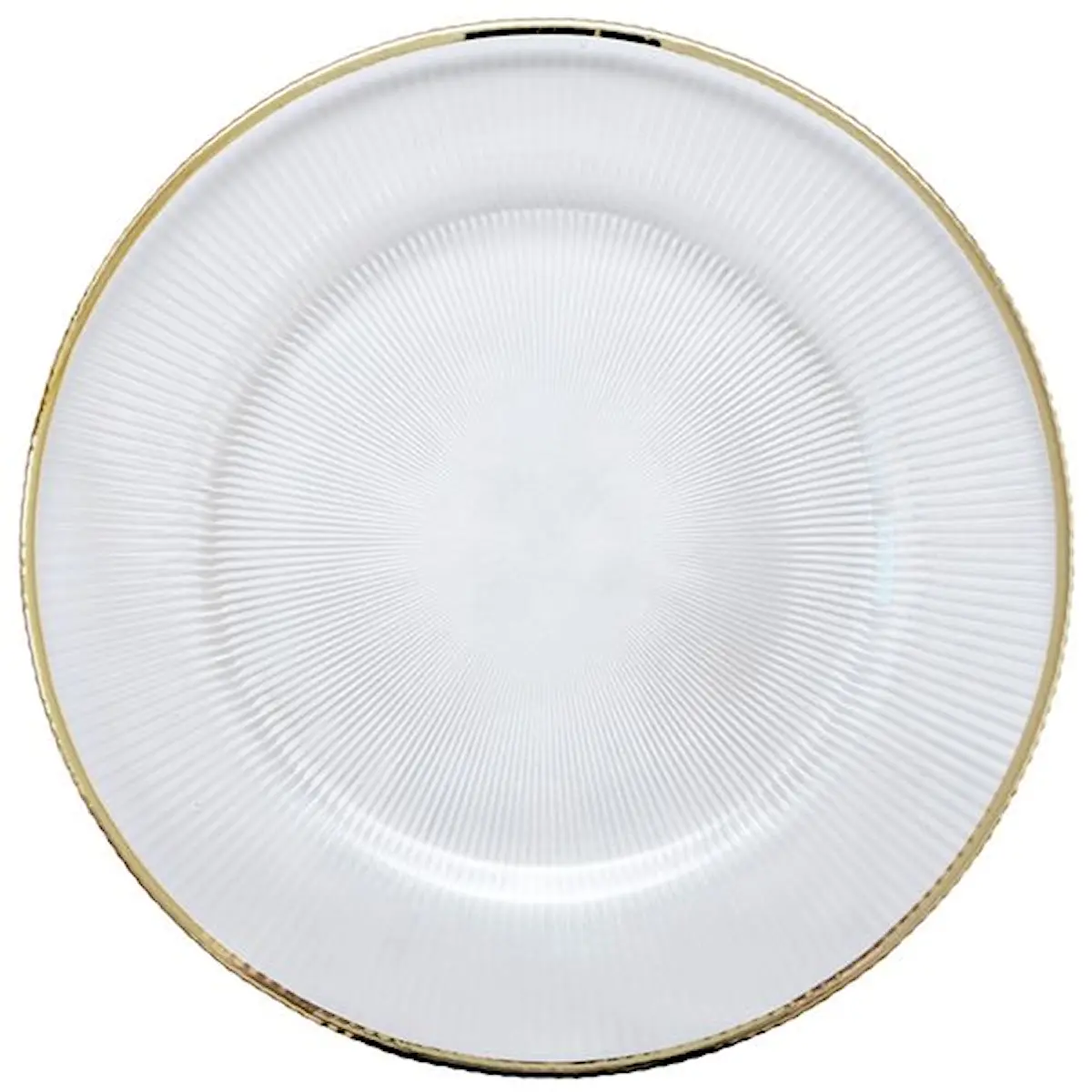 Stiernholm Plisse Undertallrik 33 cm klar