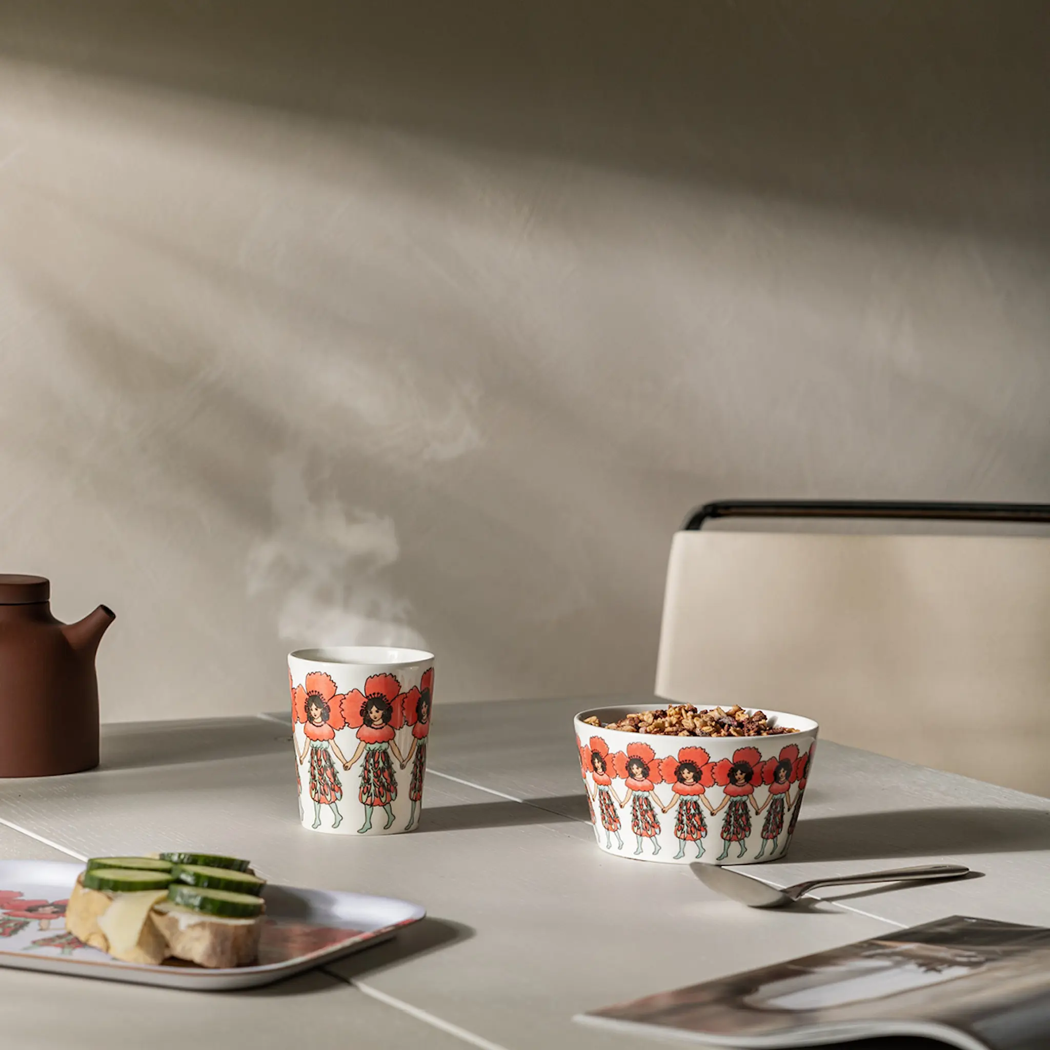 Design House Stockholm Elsa Beskow Tarjotin 20x27 cm Unikko