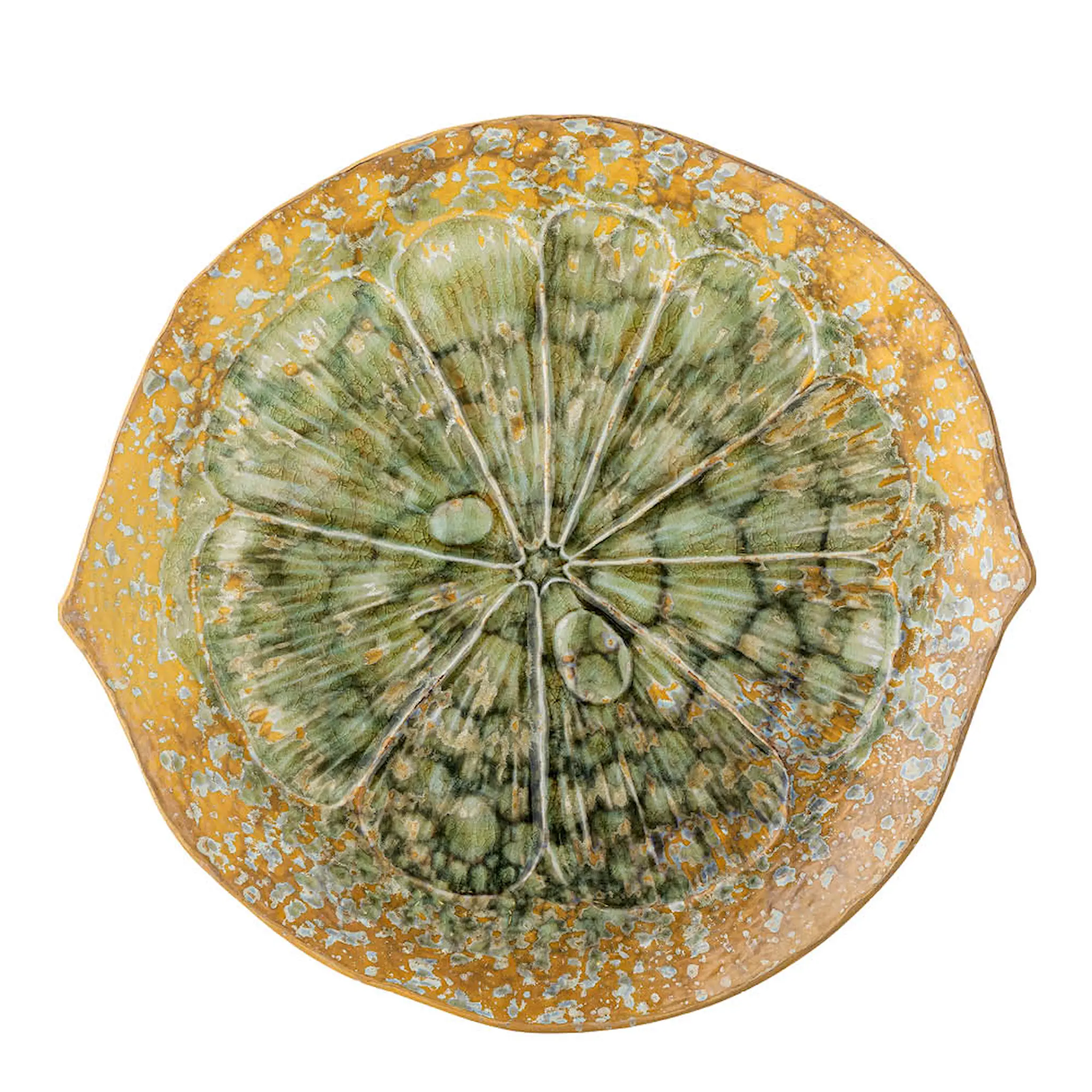 Bloomingville Milani serveringsfat 30,5x3 cm grön