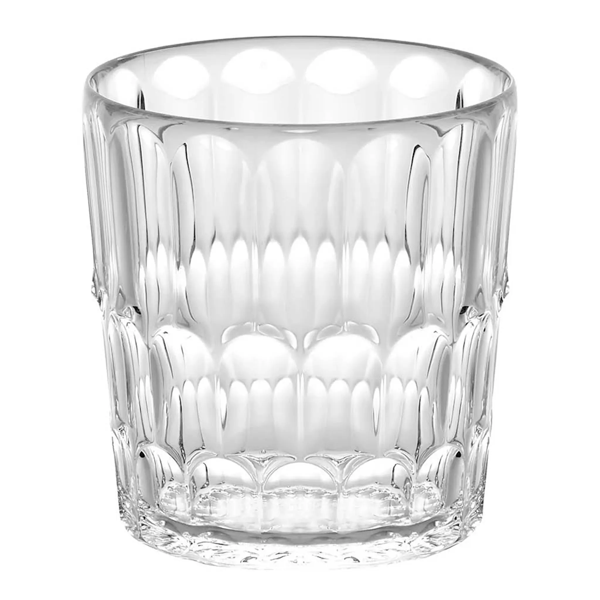 Guzzini Vanity tumbler låg 36 cl bioplast Mönster 2 Klar