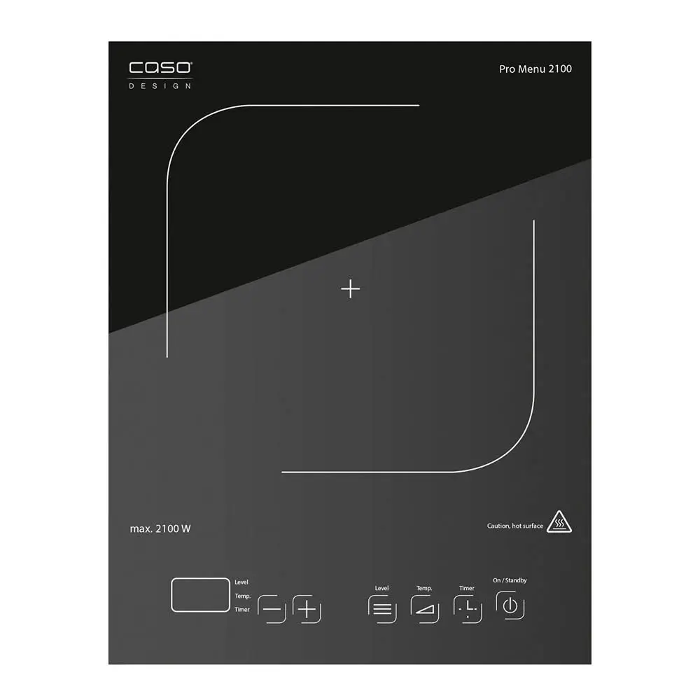 Pro Menu 2100 Induktiolevy 36,8x27,9 cm Musta