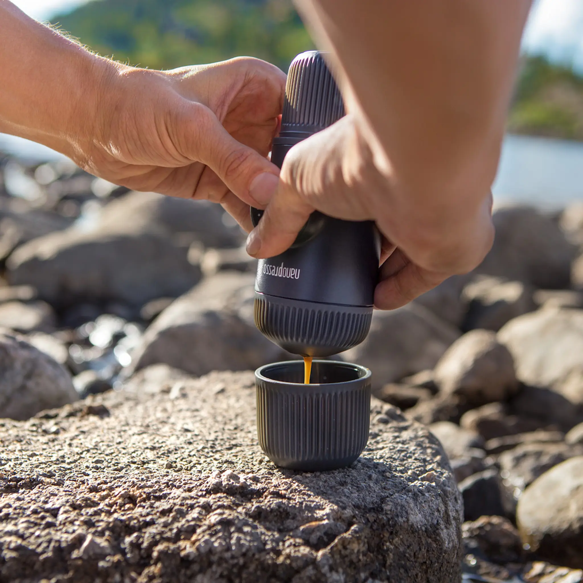 Wacaco Nanopresso bärbar espressomaskin grå