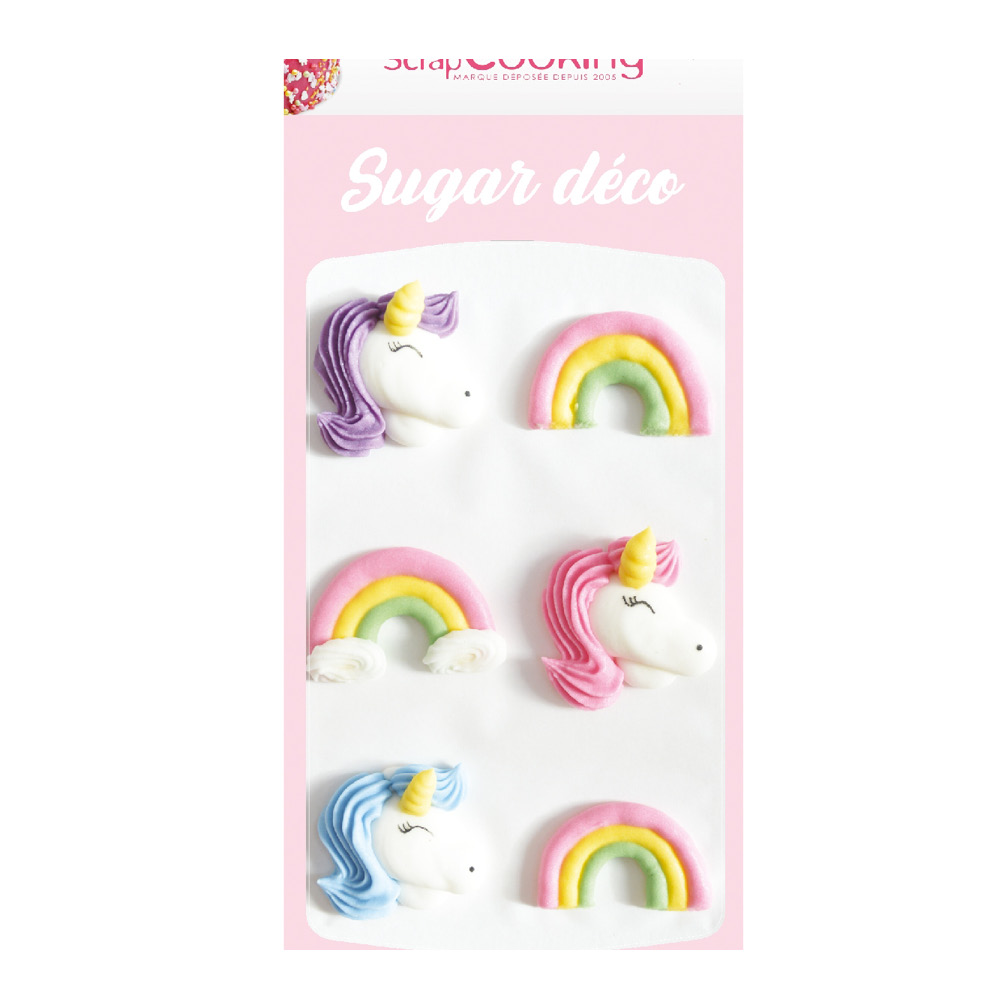 ScrapCooking Tårtdekoration enhörning 80 g mix