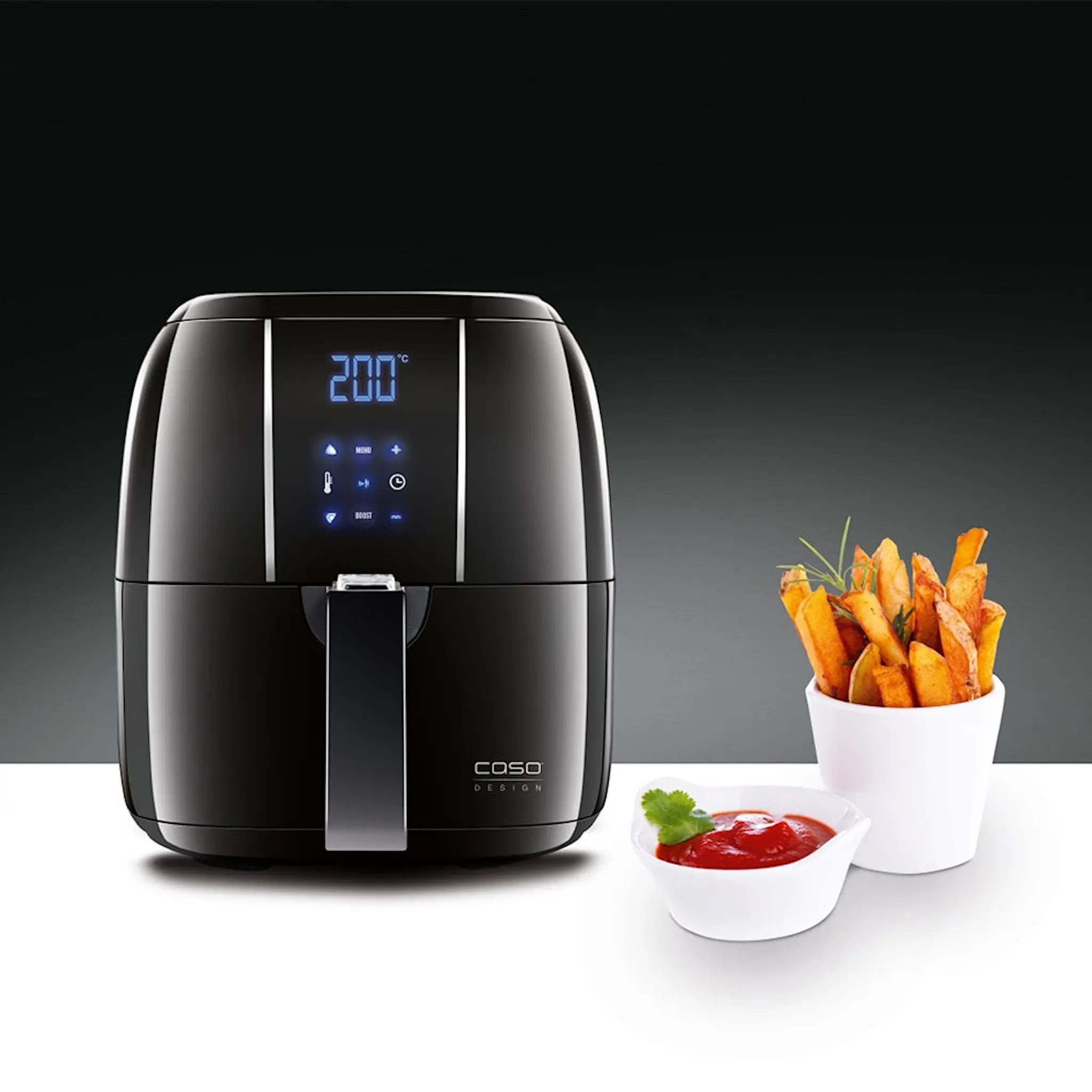 Caso Varmluftsfritös Airfryer AF200 Svart