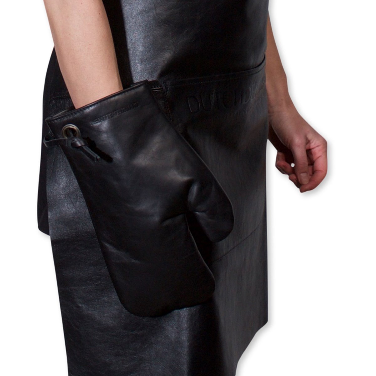 Dutchdeluxes Grytvante Läder Svart