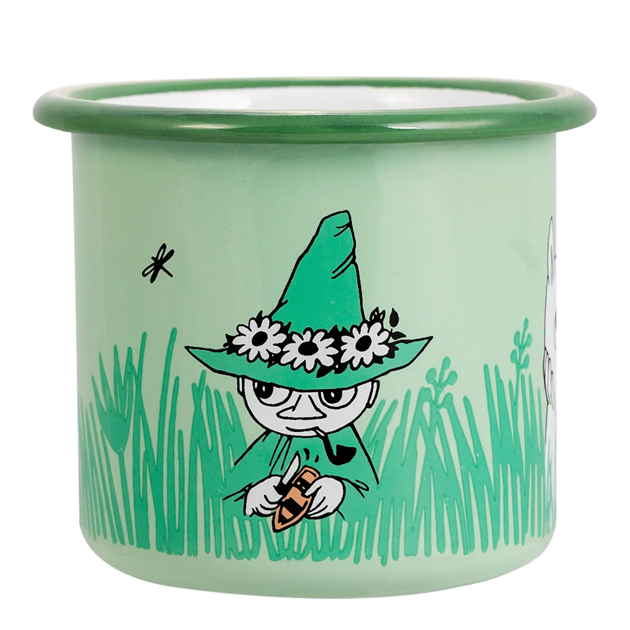 Muurla Mumin Emaljmugg Pojkar 25 cl grön