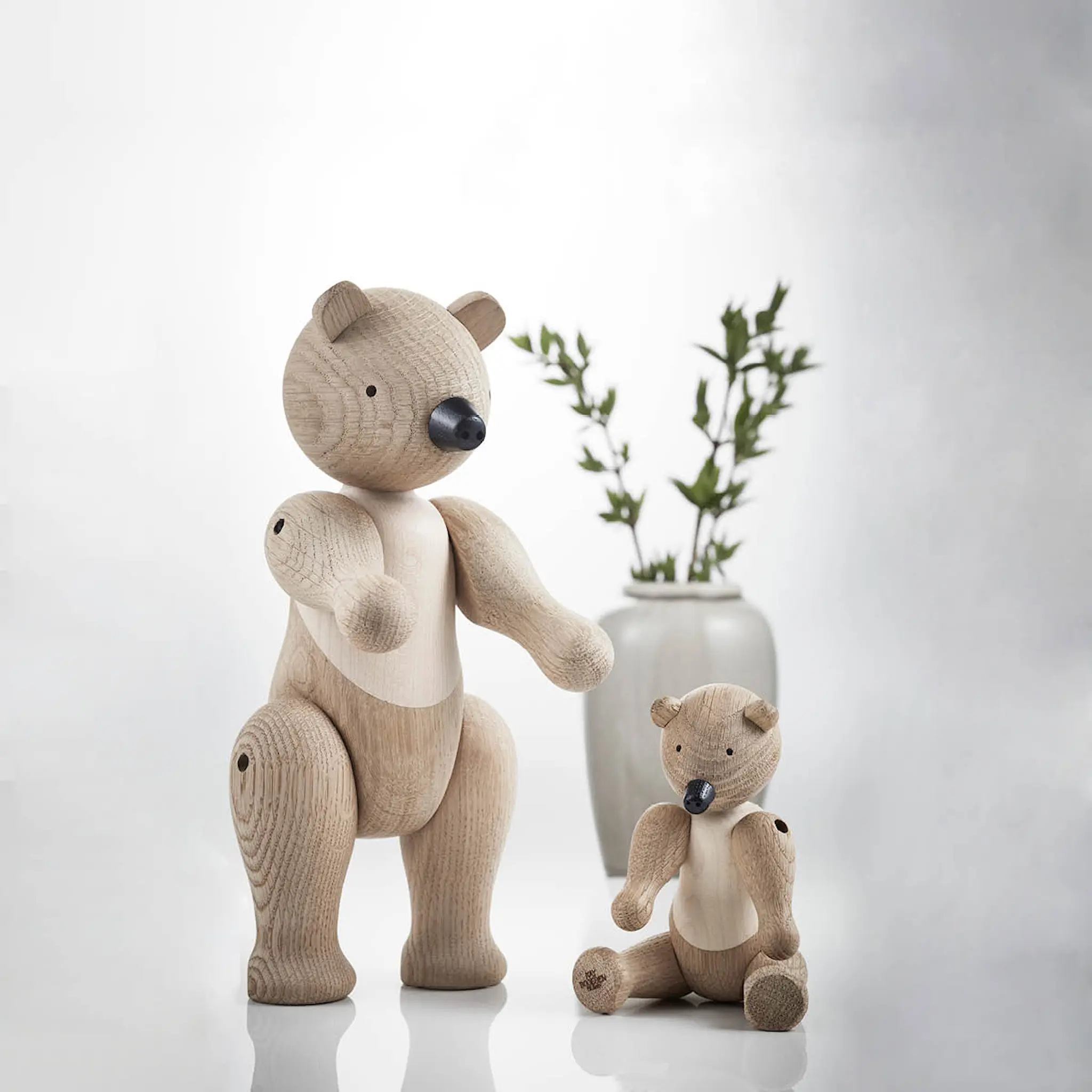 Kay Bojesen Denmark Puinen Karhu 25 cm Tammi/Vaahtera