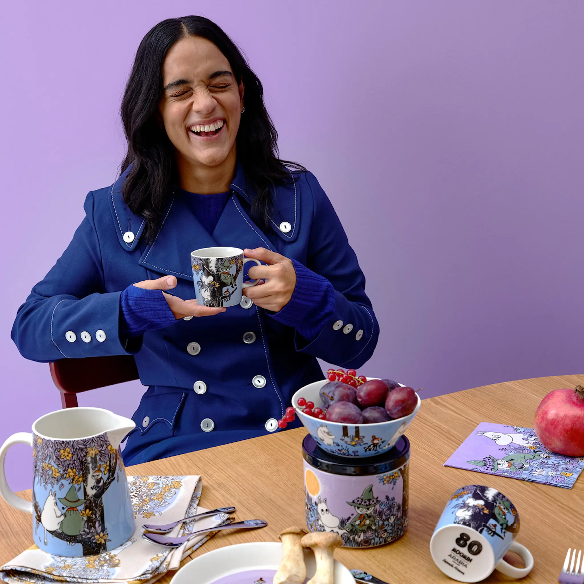 Moomin Arabia Muumi Servetti 33x33 cm 20 kpl Sydänystävät