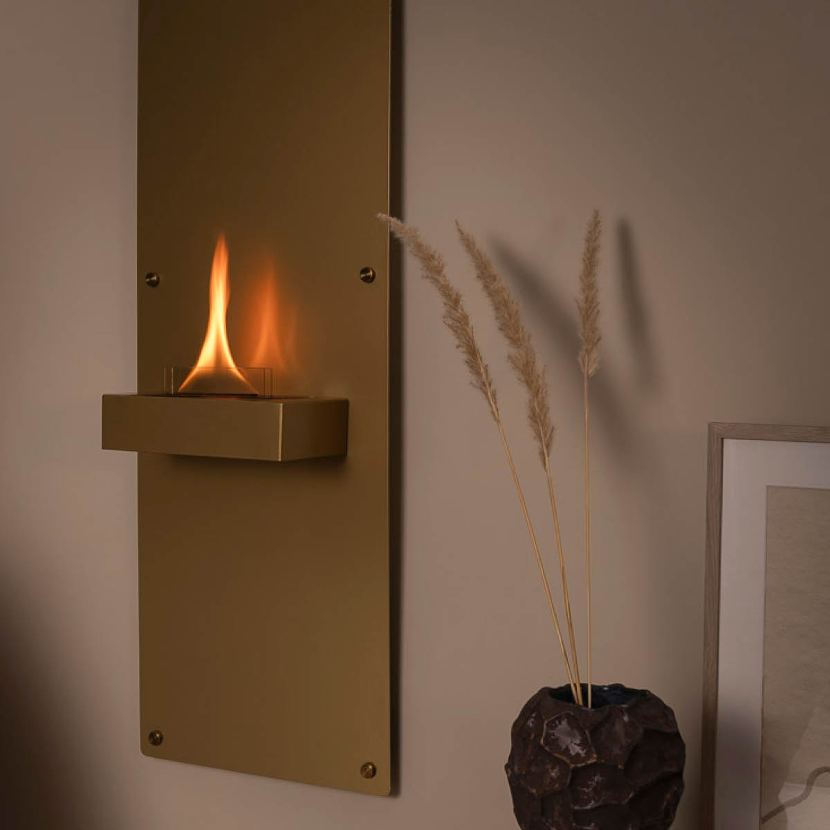 Tenderflame Alto vegghengt peis 90 gull