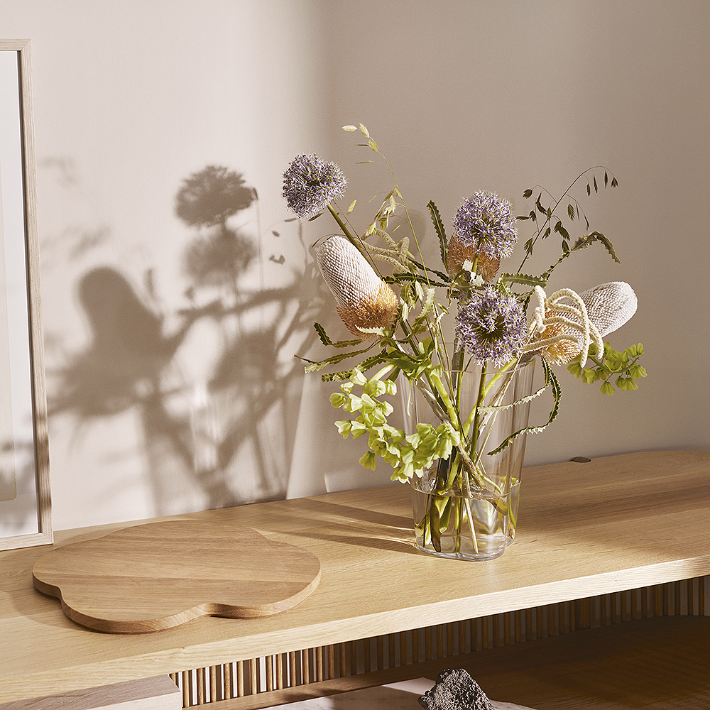 iittala Alvar Aalto Hög Vas 22 cm Klar