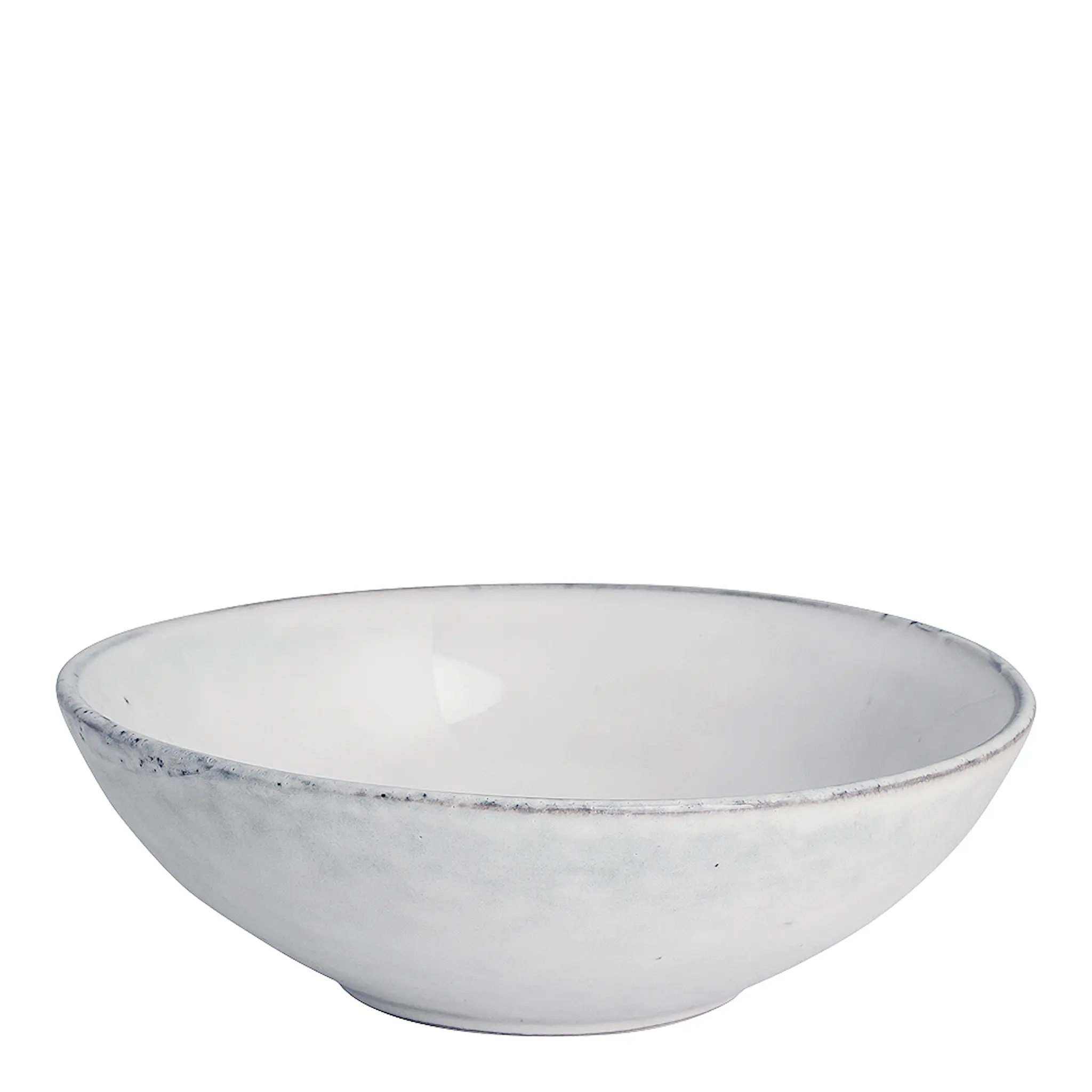 Broste Copenhagen Nordic Sand Tallrik djup 17 cm Vit