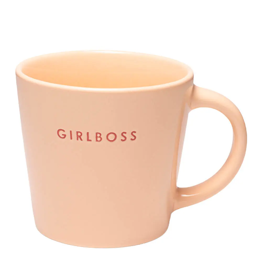 Cappuccinokuppi Girlboss 25 cl Lohenpunainen