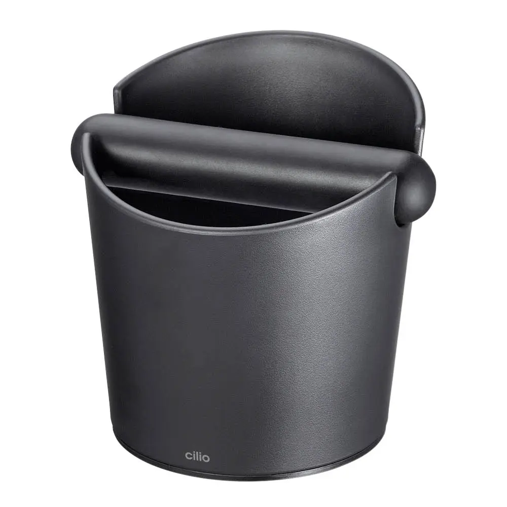 Barista knock box 12 cm svart