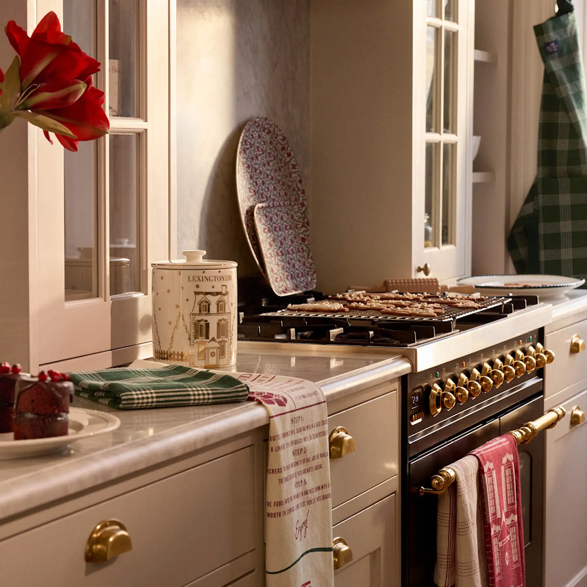 Lexington House Keksipurkki 13x18 cm Valkoinen/Kulta