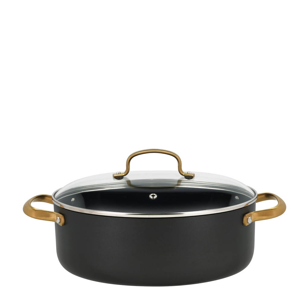 Holm Brasserie stekgryta oval 4,5 L keramisk beläggning