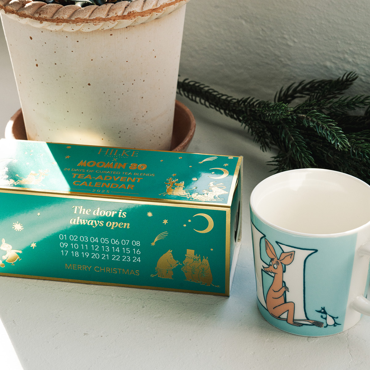 Hilke Hilke x Mumintroll adventskalender med te