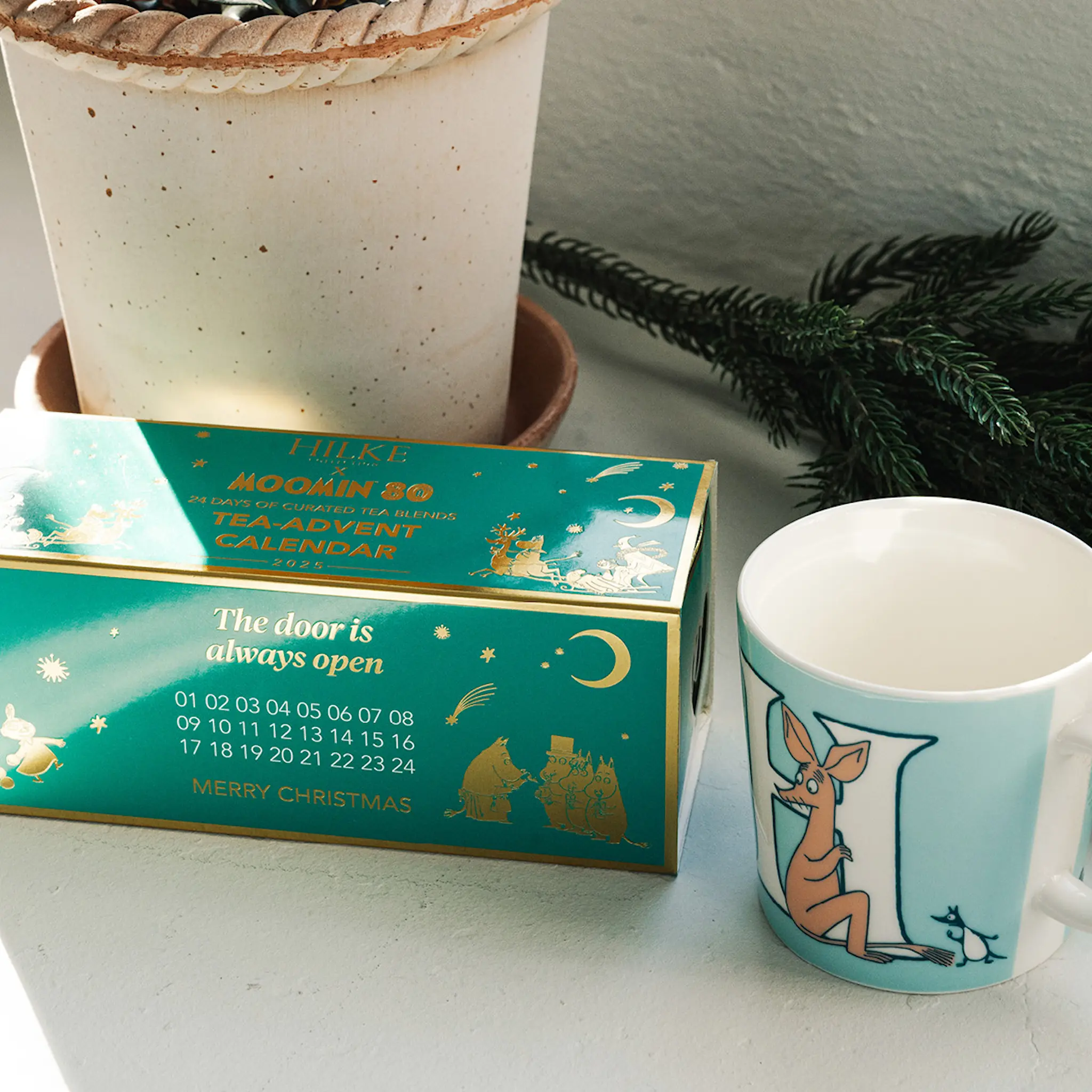 Hilke Hilke x Mumintroll adventskalender med te