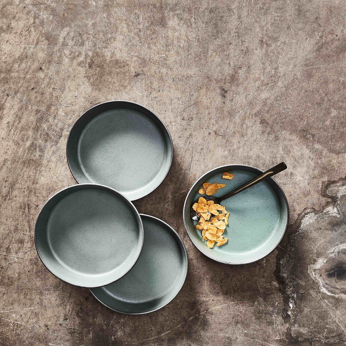 Aida RAW Northern Green skål 19,5x4,5 cm