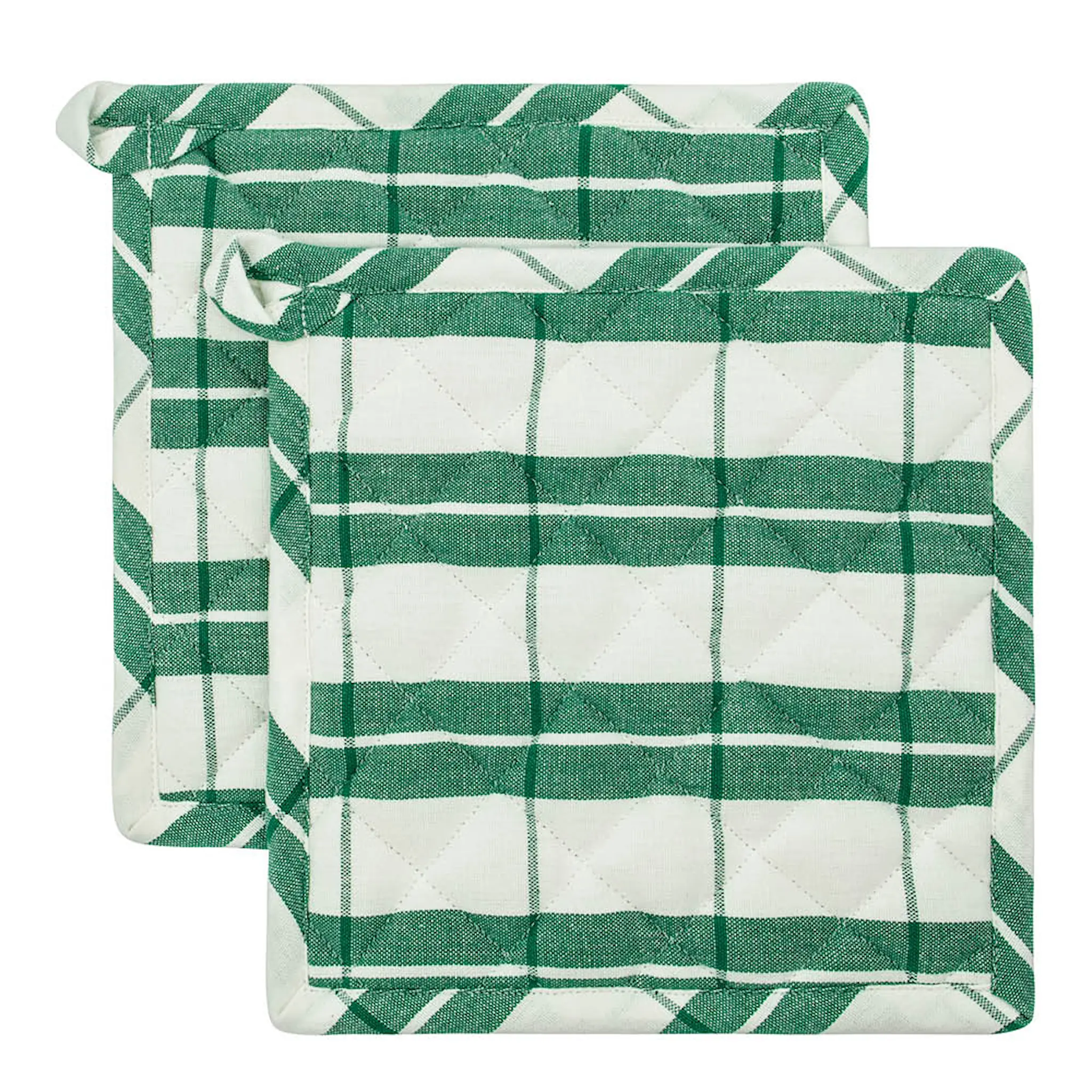 Nicolas Vahé Chef grytlapp 22,5x22,5 cm 2-pack grön/vit