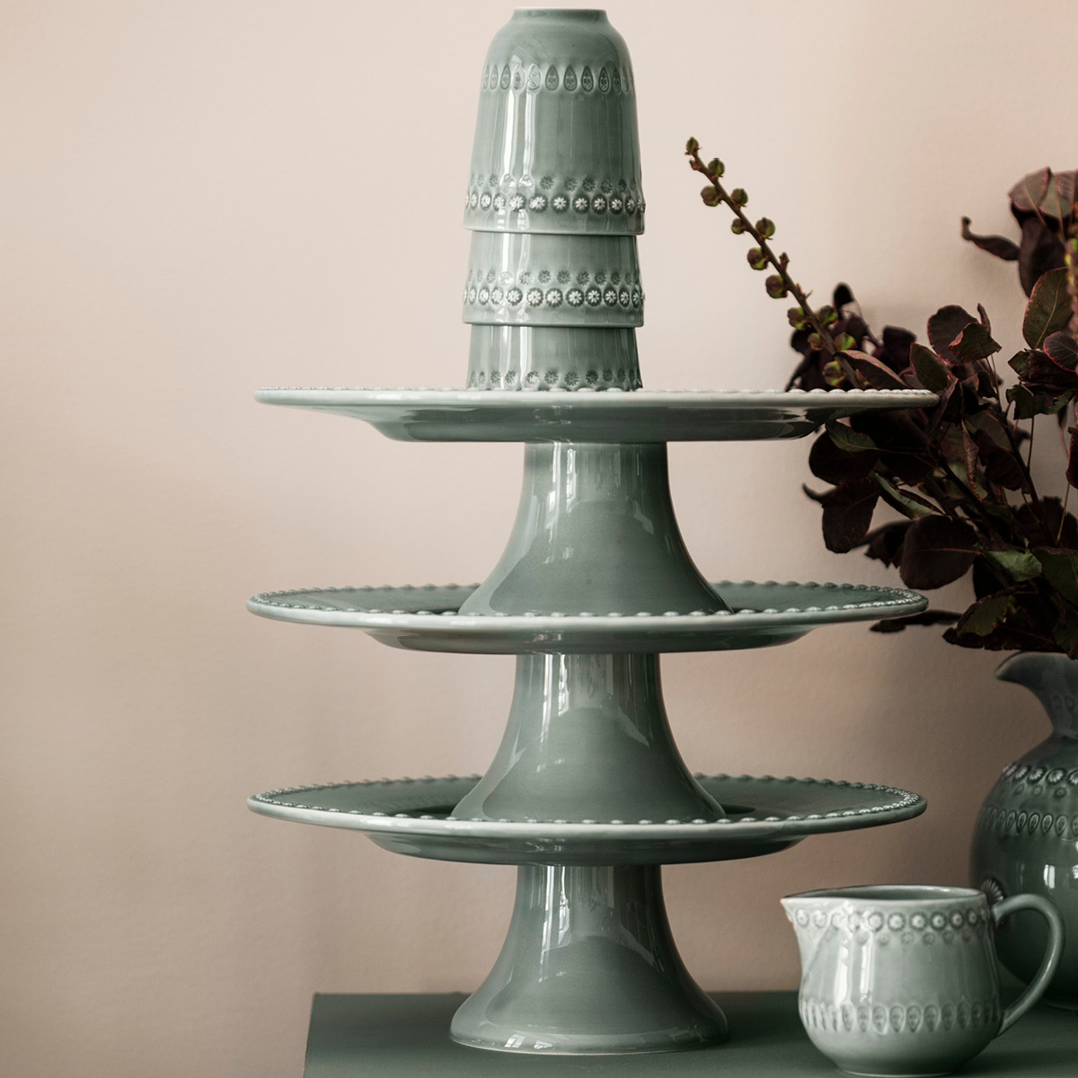 PotteryJo Daisy Mugg 35 cl Faded Army