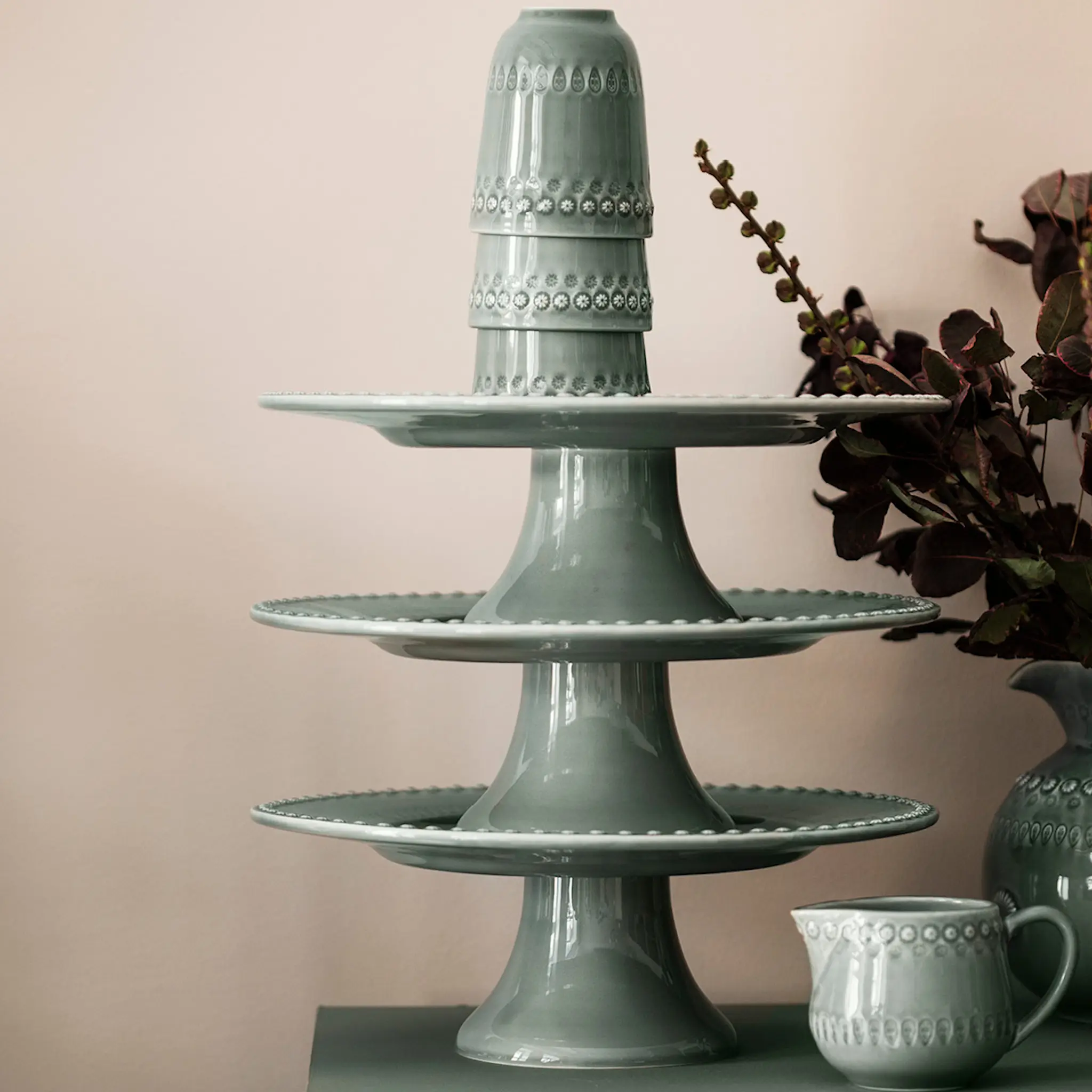 PotteryJo Daisy Muki 35 cl Faded Army