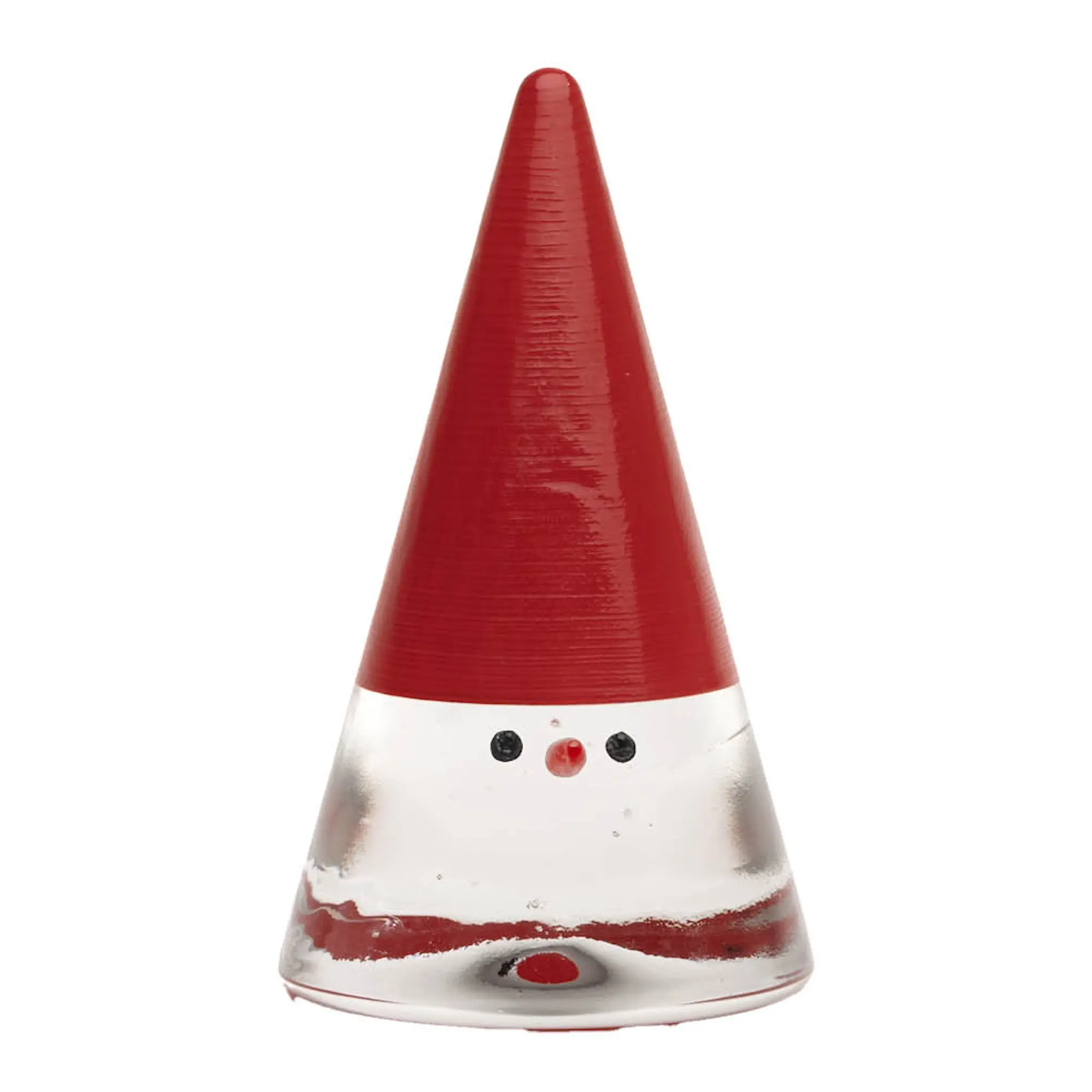 Kosta Boda Noel tomte 15 cm röd
