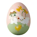Påskägg 15 cm Kanin och Lamm
