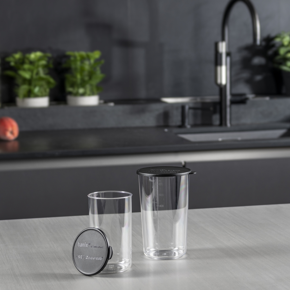 Bamix Tillbehör Mixbägare set m lock Klar