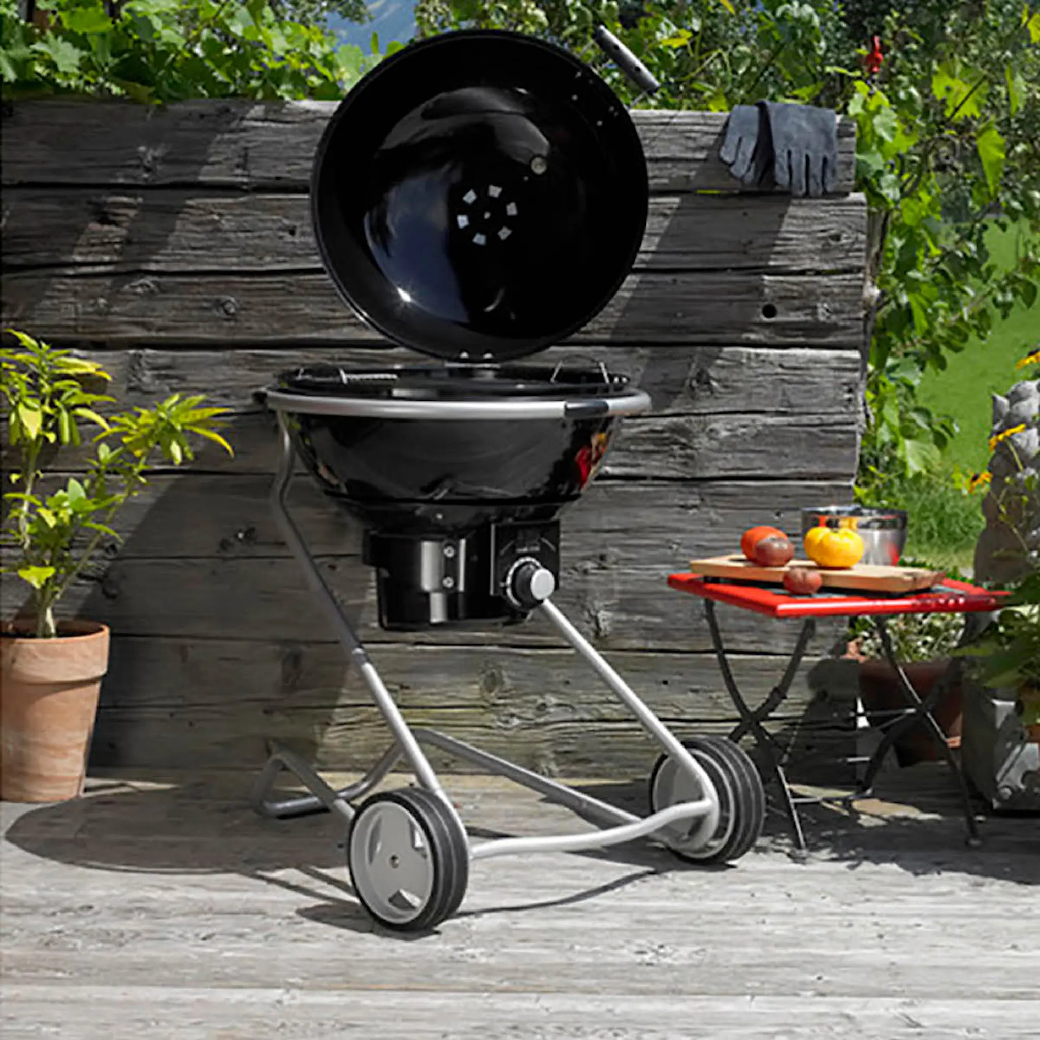 Rösle Air kolgrill F50 emaljerat stål/svart