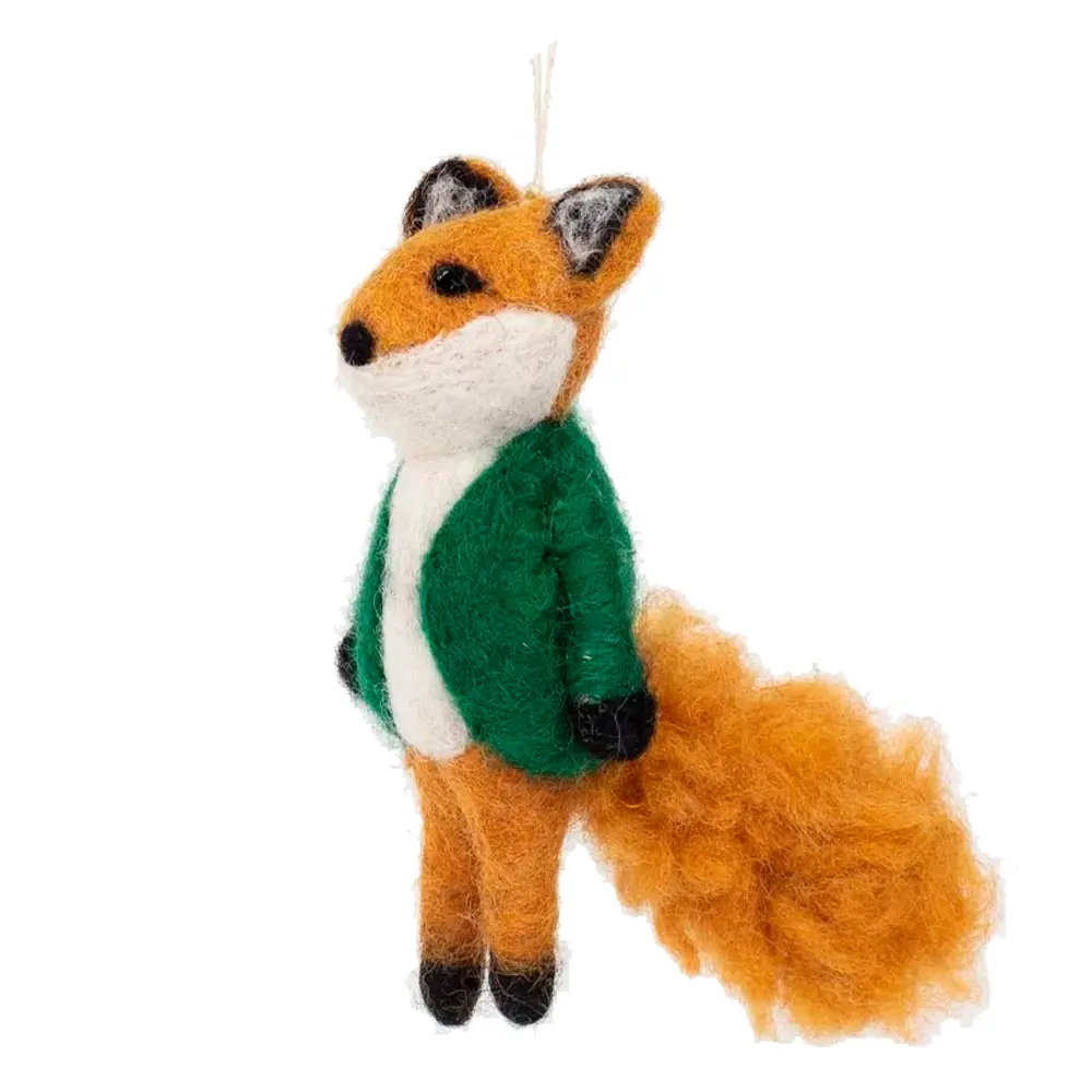 Joulukoriste Kettu 11 cm Ruskea