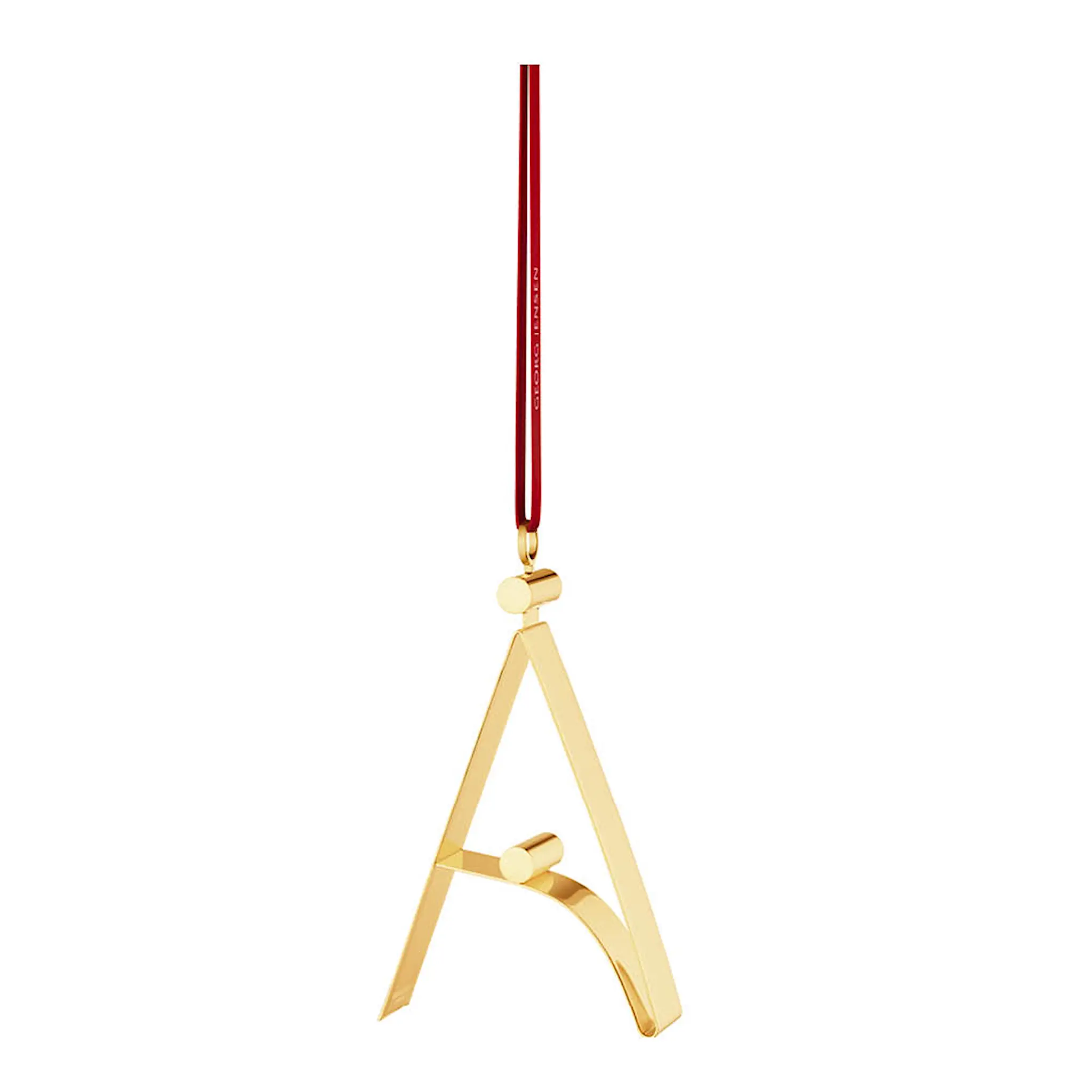 Georg Jensen Ornament pyntebokstav A gull