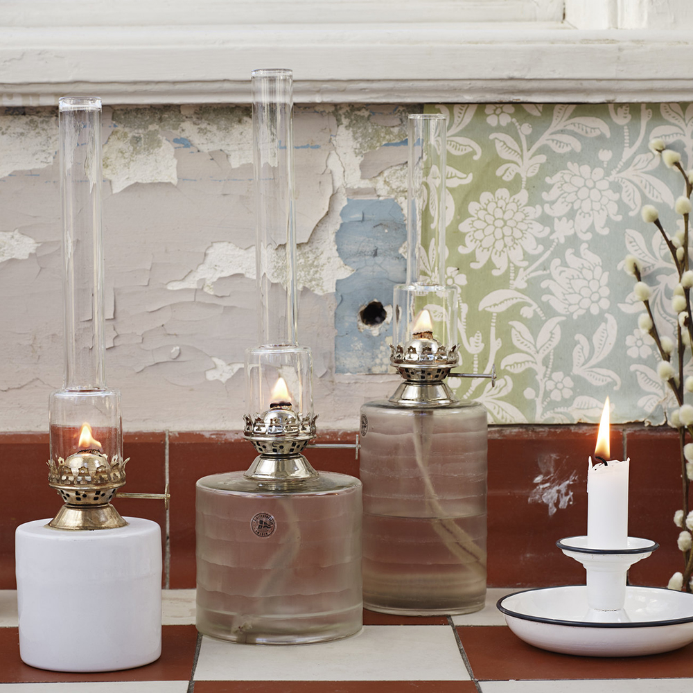 Strömshaga Öljylamppu 8x25 cm Musta