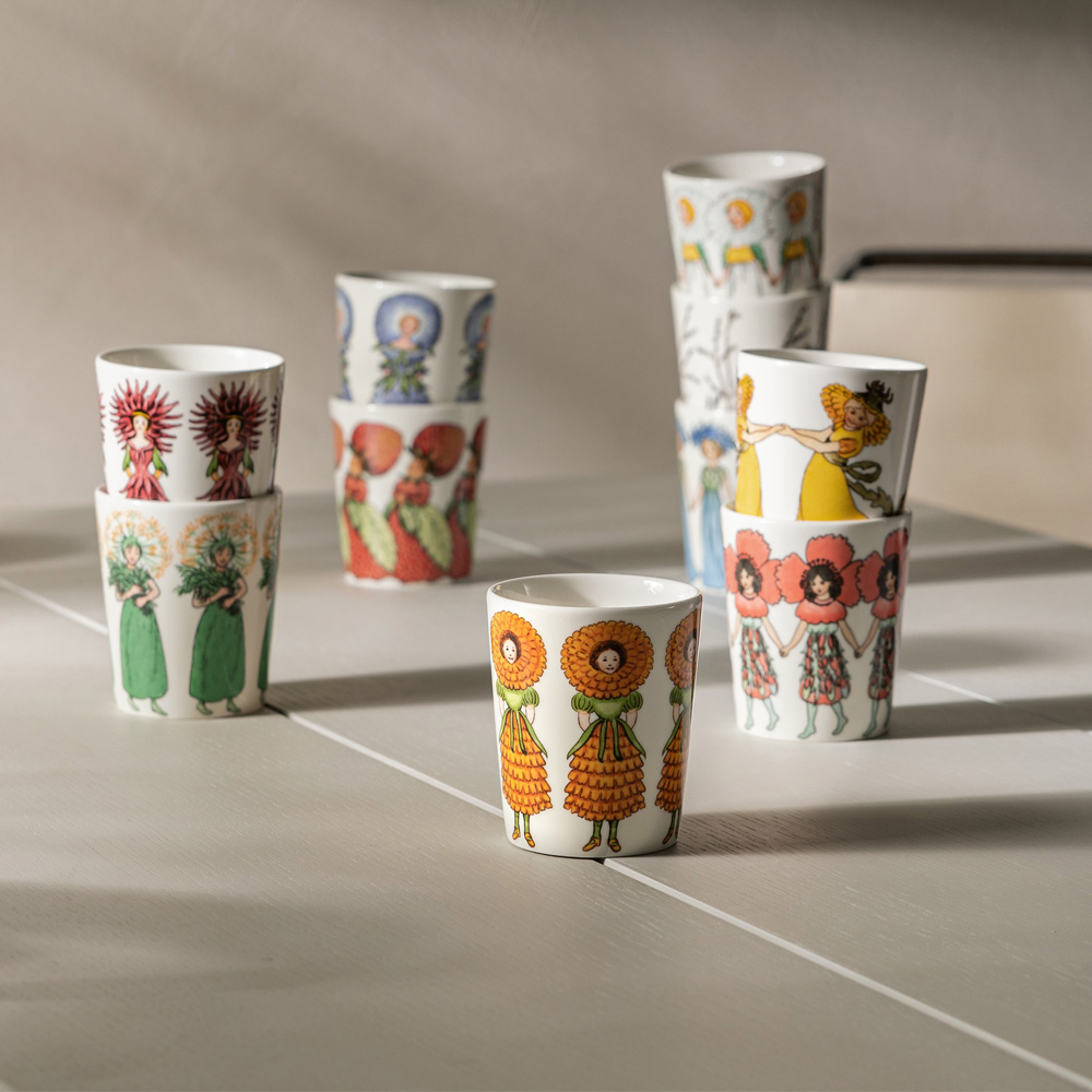 Design House Stockholm Elsa Beskow Mugg 28 cl Maskrosor