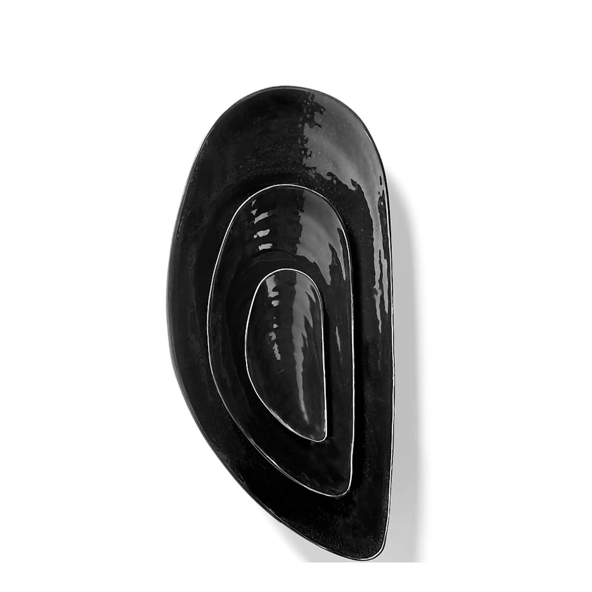 Serax Les Objets Mouleversants kulho L 46x21,5 cm musta