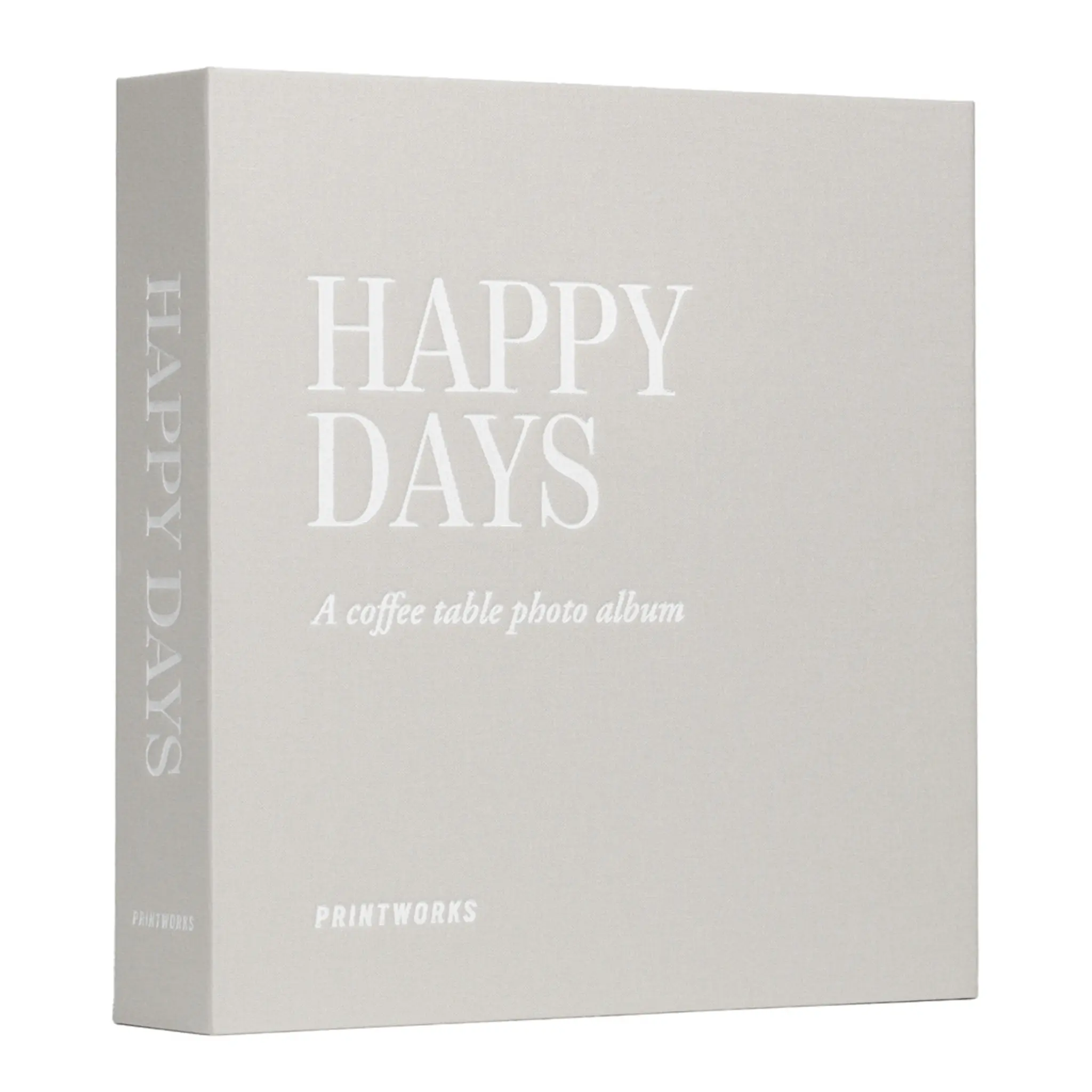Printworks Fotoalbum Happy Days (S) cm grå