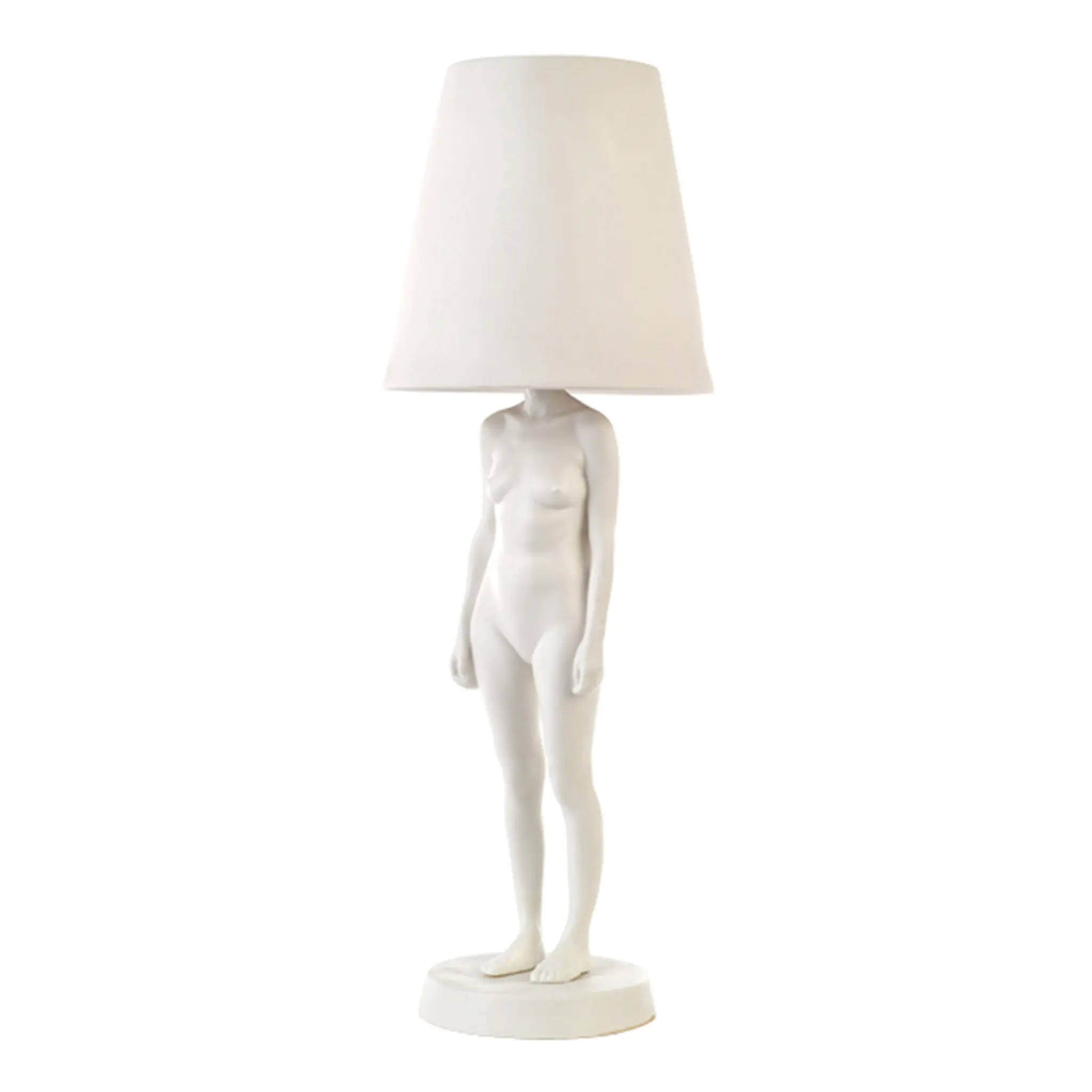 Pols Potten Hiding Lady Bordslampa Dam 59 cm Vit