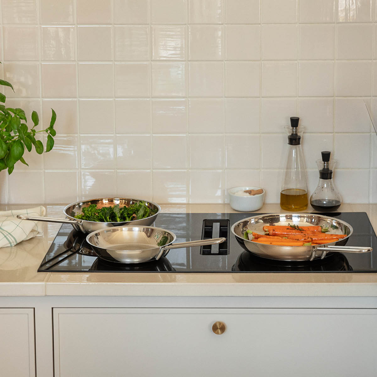 Eva Trio Stainless Steel stekepanne 24 cm