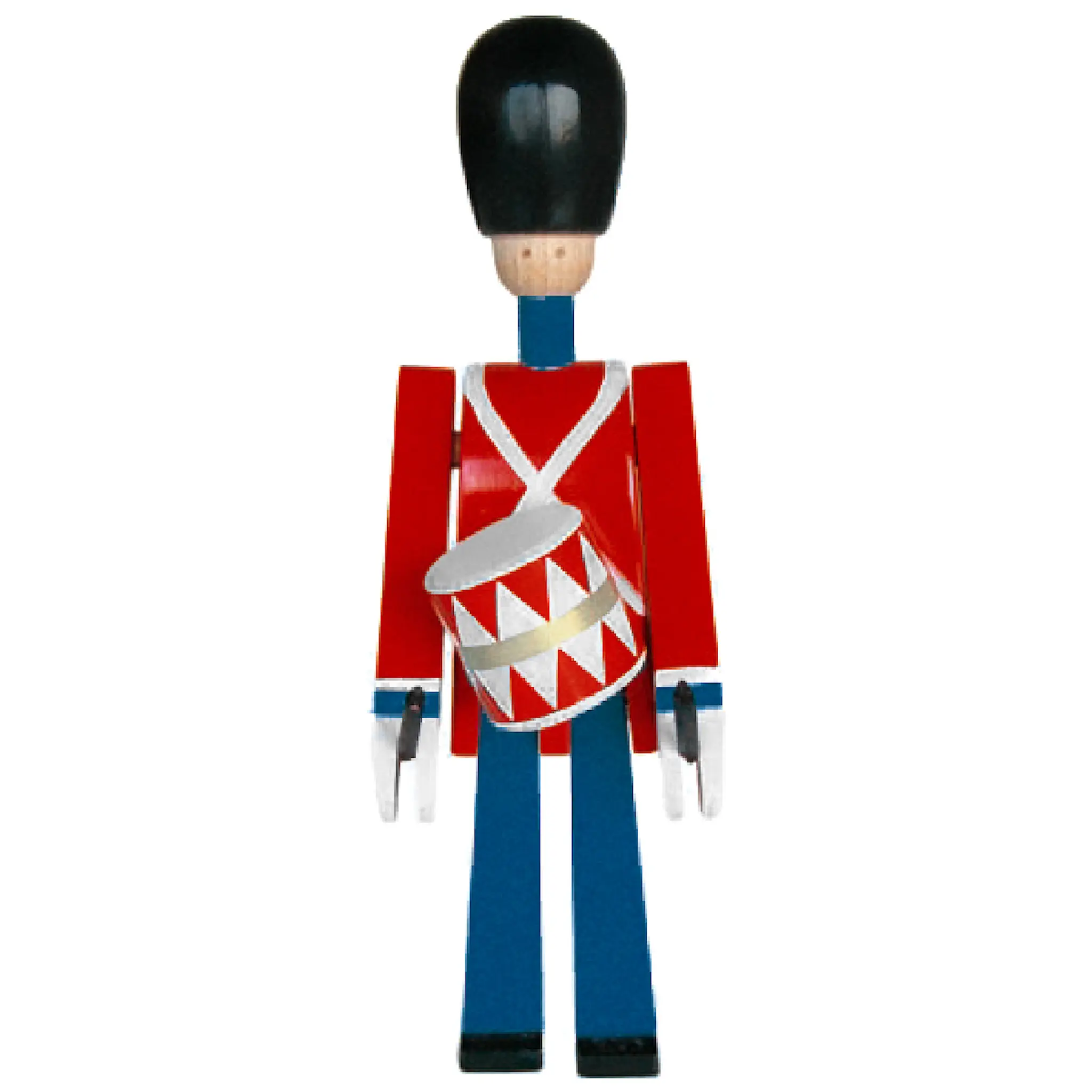 Kay Bojesen Denmark Figurer Trumslagare 22,5 cm Röd/Blå/Vit