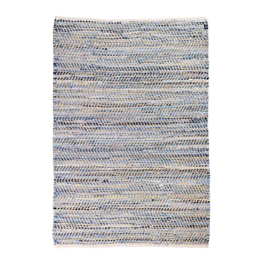 Lone Tepper Bay Denim Räsymatto 130x190 cm Sininen