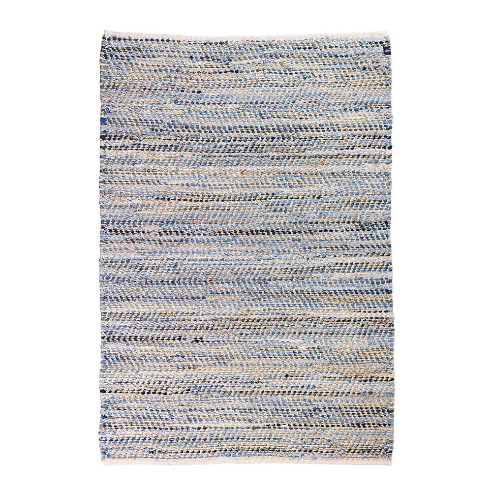 Bay Denim Räsymatto 130x190 cm Sininen