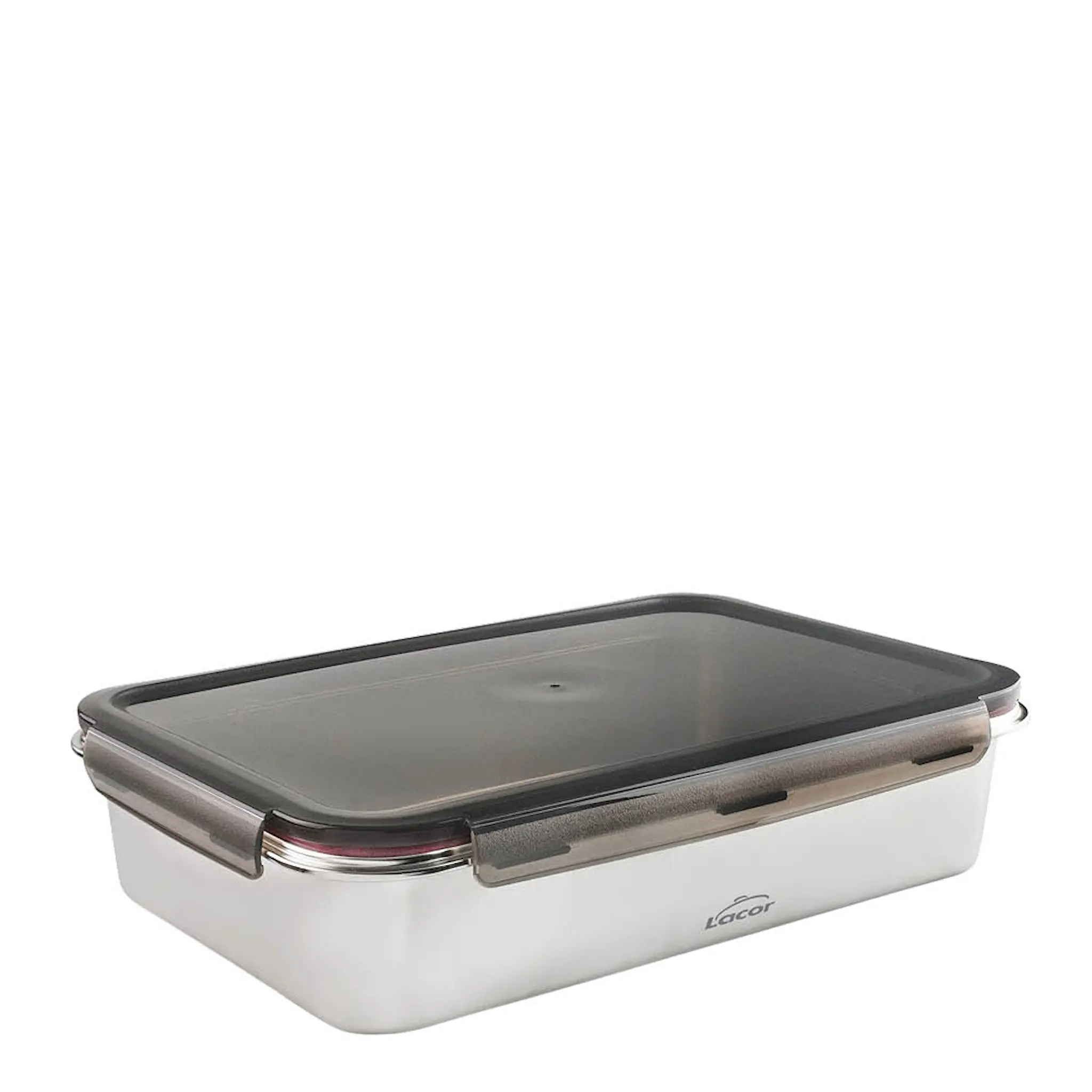 Lacor Matboks mikrobølgesikker tett lokk 5L stål