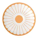 Fleur soleil fat till kaffekopp 14,8 cm vit/gul